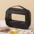 thumbnail image 7 of Ckraxd Handheld Waterproof Toiletry Bag, Large Capacity Makeup Organizer, Portable Cosmetic Pouch, Clear Window Toiletries Case for Travel, Business Trips, Gym, Daily Use, 7 of 7