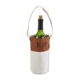 thumbnail image 2 of Creative Gifts International 002332 Leatherette Wine Tote, Caramel, 2 of 2