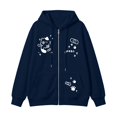 thumbnail image 4 of KHONTS Women's Y2k Zip up Cute Graphic Hoodies Casual Cartoon Harajuku Clothes Oversize Streetwear Jacket Navy L, 4 of 4