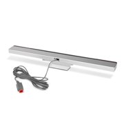 Wired Infrared IR Sensor Bar with Stand, Motion Controller Tracker Replacement for Nintendo Wii / Wii U Consoles