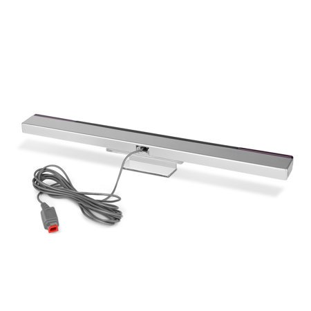 Wired Infrared IR Sensor Bar with Stand, Motion Controller Tracker Replacement for Nintendo Wii / Wii U Consoles