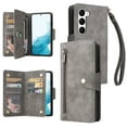 thumbnail image 1 of Case for Samsung Galaxy S23 5G Magnetic Leather Zipper Wallet Cover Card Holder, 1 of 5