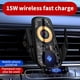 thumbnail image 5 of Cargador inalámbrico transparente para coche de 15 W con navegación y rotación de 360 grados y detección automática. Carga inalámbrica., 5 of 8