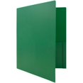 thumbnail image 3 of JAM Paper Heavy Duty Plastic 2 Pocket School Folders, Green, 3/Pack, 3 of 4