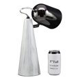 thumbnail image 5 of Ebros Ceramic Contemporary Cone Desk Study Lamp with Faux Carrara Marble Base and Adjustable Polished Iron Shade 13.5"Tall (Black Iron Shade), 5 of 6