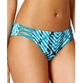 thumbnail image 2 of Hula Honey PARISIAN BLUE After Shock Tie-Dyed Strappy Bikini Bottom, US X-Large, 2 of 4
