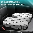thumbnail image 4 of Premium Penguin Pattern Memory Foam Seat Cushion Ergonomic Chair Pad for Office Chair, Car, Airplane & Bleachers Sciatica, Tailbone Hip & Back Pain Relief - Chair Cushion for Long Office Workers., 4 of 5