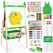 Joyooss Kids Easel Wooden Double-Sided with Paper Roll Joyooss JOY134 GREEN