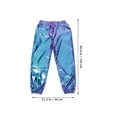 thumbnail image 4 of 1 pantalón largo de estilo hip hop callejero, brillante, para ocio, deportivo, para mujer, elegante, holgado, transpirable, para niña y mujer., 4 of 5