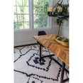 thumbnail image 1 of Unique Loom 3148515 8 x 10 ft. Rif Morocco Rectangular Rug, Ivory, 1 of 2