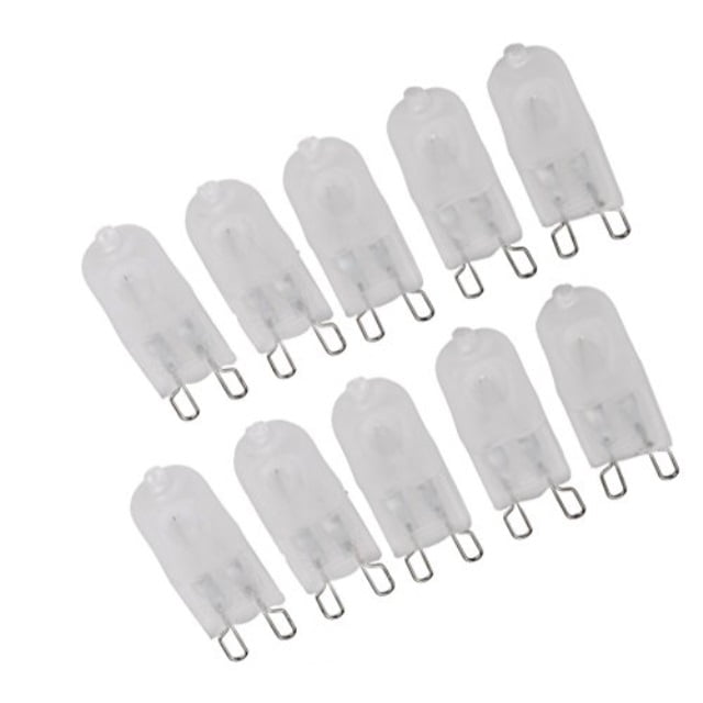 G9 Halogen Bulbs 40W G9 Frosted Halogen Bulb 40 Watt G9 JCD Base Bipin 2700k Halogen