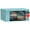 Aqua, variant on Sorbus Medium Clothes Storage Bag, Foldable with Clear Window, Lids, and Handles, for Bedroom, Closet Organization