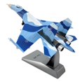 thumbnail image 1 of 1/100 Sacle Airplane Model, with Cabinet Shelf Decoration Collection Blue5, 1 of 8
