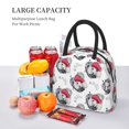 thumbnail image 5 of Fotbe Cute Poodle Dog Pattern Lunch Bag, Insulated Lunch Box, Small Leakproof Cooler Food Lunch Containers Reusable High Capacity Lunch Tote Bags for Work, Travel, Outdoor, 5 of 6