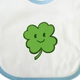 thumbnail image 4 of Inktastic Cutest Clover in the Patch Boys or Girls Baby Bib, 4 of 4