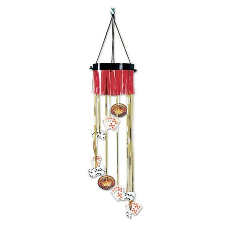 Pack Of 12 Casino Royale Game Night Spiral Hanging Party