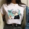 thumbnail image 2 of Camiseta de manga corta Satoru Gojo, camiseta informal de cuello redondo, ropa de calle de moda, camisetas Harajuku de Anime, 2 of 4