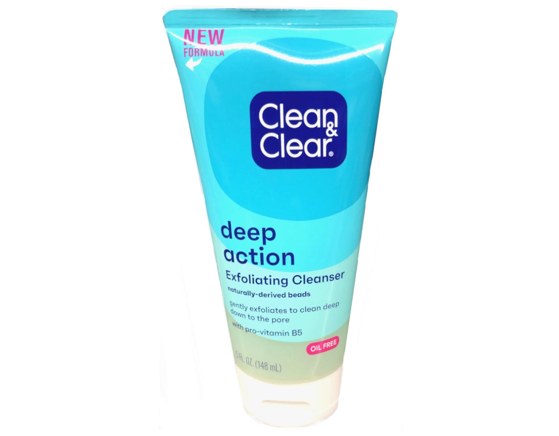 Clean & Clear, Deep Action Exfoliating Cleanser, 5 Oz - Walmart.com