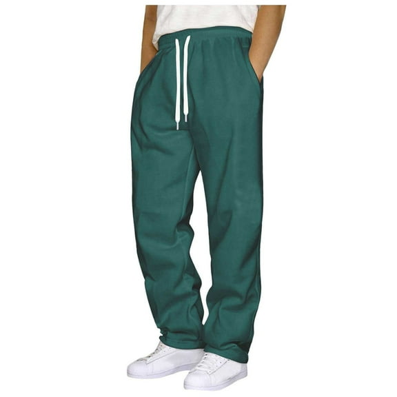 Men's Pants Mens Jogging Pants Mens Sweatpants, Fleece Cargo Joggers for Men with Pockets