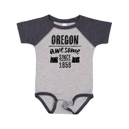 

Inktastic Oregon Awesome Since 1859 Boys or Girls Baby Bodysuit