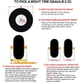 thumbnail image 4 of 1Autodepot 13x5-6 Flat Free Tire and Wheel, Set of 2, 4 of 6