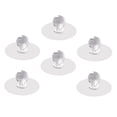 thumbnail image 4 of STRANDCHIC 6Pcs Punch Free Invisible Door Knobs White Self-Adhesive Cabinet Pulls for Furniture, 4 of 8