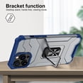 thumbnail image 4 of Xpm Case for Apple iPhone 13 Pro Max (6.7") Rugged Hybrid Armor Magnetic Kickstand Ring Holder Anti-Shock Corner & Camera Cover for iPhone 13 Pro Max - Blue, 4 of 8