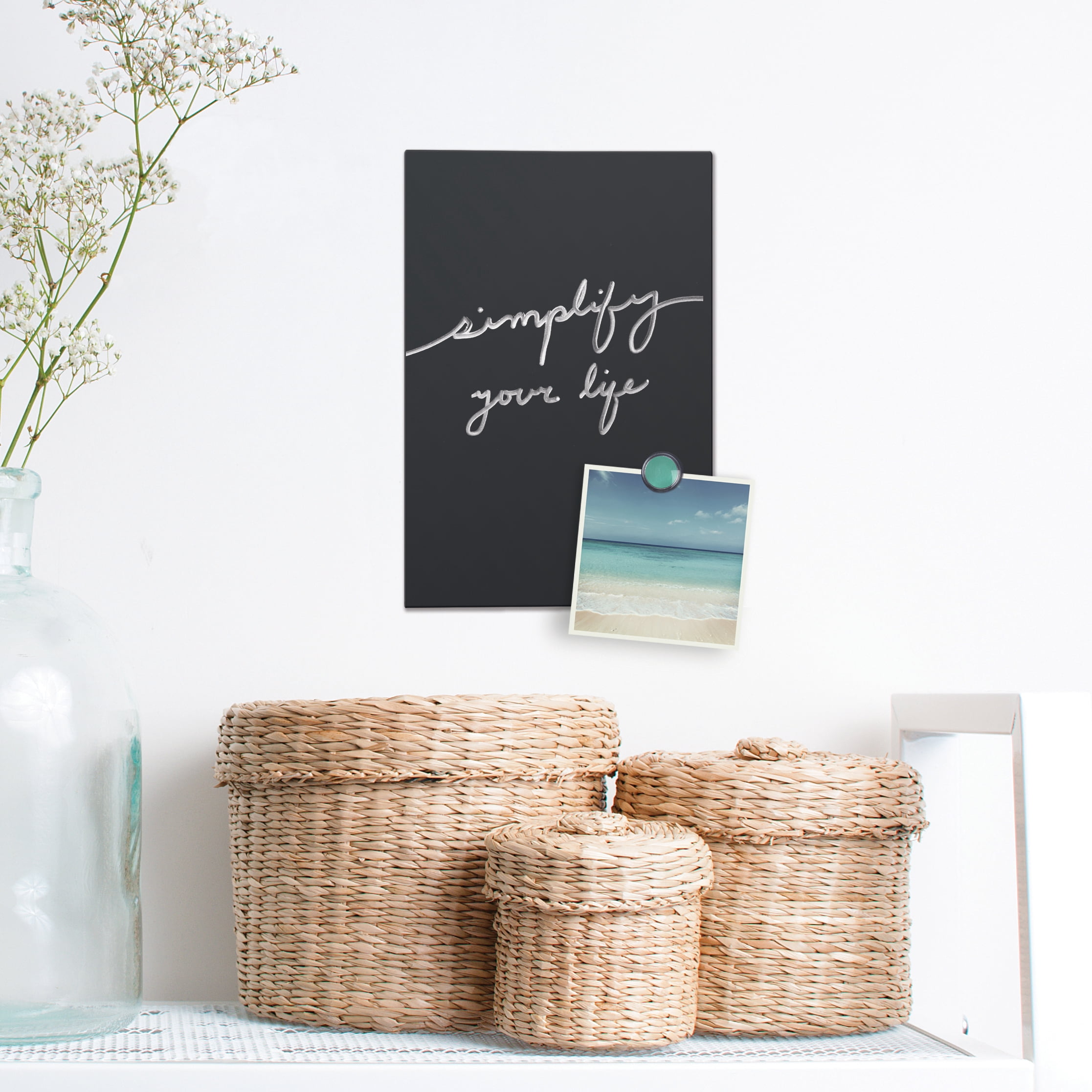 U Brands Magnetic Chalkboard, 11 X 15.5 Inches, Frameless