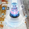 thumbnail image 6 of SZRSTH Electric Spin Scrubber - Cordless Cleaning Brush with 4 Heads & Extension Handle Power Shower Scrubber for Bathroom Kitchen Tile Floor, 6 of 8