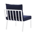 thumbnail image 5 of Modway Riverside 6 Piece Outdoor Patio Aluminum Set in White Navy, 5 of 10