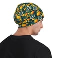 thumbnail image 5 of Gaeub Fresh Orange Print Beanie Hats for Men Women,Winter Caps,Knit Cuffed Beanie,Cuffed Cap,Great for Winter Activities, 5 of 7