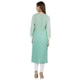 thumbnail image 3 of Bimba PrintedDesignerKurtaFor Womens Straight Kurti V-Neck EthnicTraditionalWear - Cotton Modal, 3 of 6