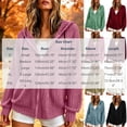 thumbnail image 3 of DeHolifer Womens Hoodies Zip Up Jackets Lightweight Tunic Sweatshirt Open Front Cardigan Hot Pink S, 3 of 7