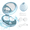 blue, variant on Contact Lens Case with Cleaning Function. Portable Vibration Contact Lens Cleaning Machine with TYPE-C Charger. Pink