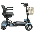 thumbnail image 6 of Exclusive 36 Miles  Long Range Medical Scooter, Foldable Portable Allowed on Airplanes - Stylish Sky Blue, 6 of 9