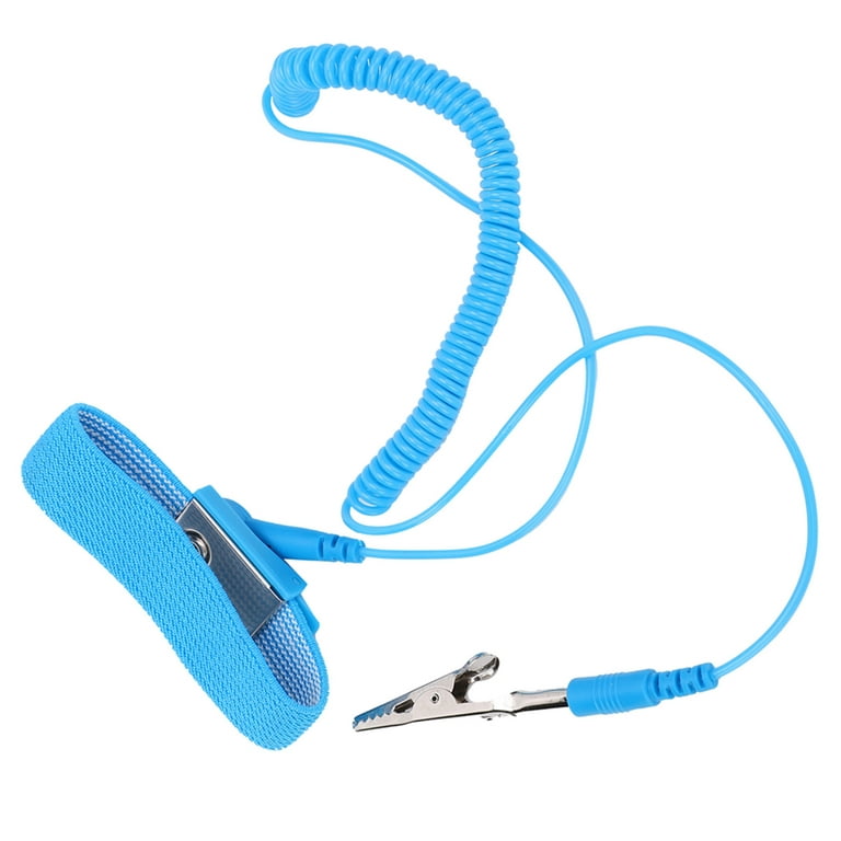 Dyttdg School Wireless Cable-less ESD Wrist Strap Band Shock Electricity Hand Held Sewing Machine, Size: Small, Blue