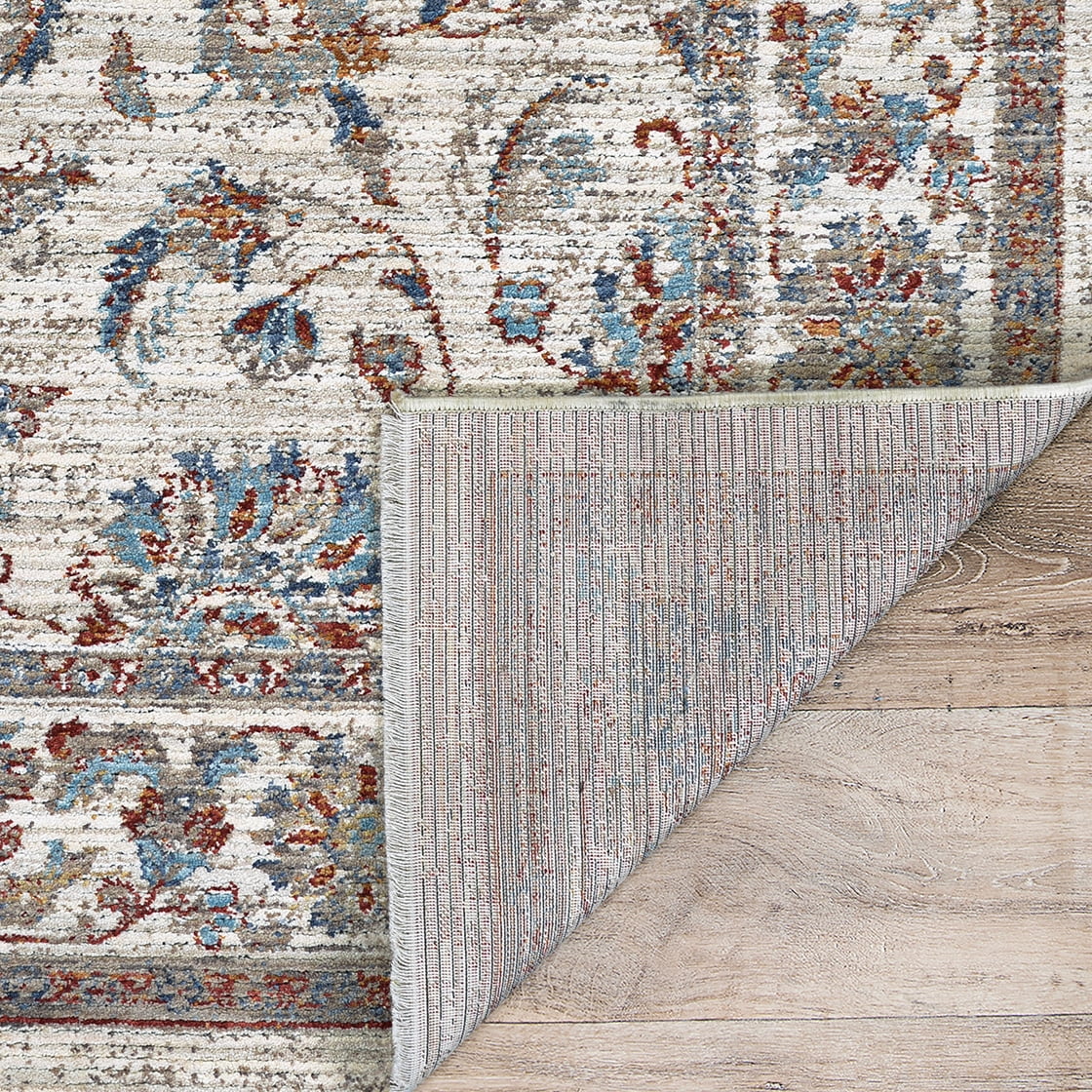 Couristan Nostalgia Persian Tabriz Area Rug, Antique Cream, 6'6" x 9'6"