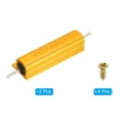 thumbnail image 4 of 100W 1 Ohm Aluminum Shell Resistor Housing Resistor with Screws 2Set, 4 of 7