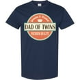 thumbnail image 3 of Inktastic Dad of Twins Vintage T-Shirt, 3 of 5
