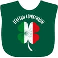 thumbnail image 3 of Inktastic Italian Leprechaun Boys or Girls Baby Bib, 3 of 4