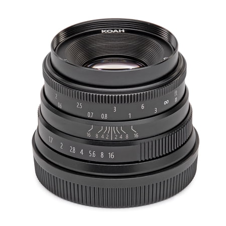 UPC: 0663701849035 | Koah Artisans Series 35mm f/1.7 Manual Focus Lens for Fujifilm FX (Black)