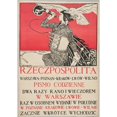 thumbnail image 2 of Kazimierz Sichulski 14x18 Gold Ornate Wood Frame and Double Matted Museum Art Print Titled - Rzeczpospolita (1920), 2 of 4