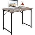 thumbnail image 1 of BestOffice 32 Inch Computer Desk, Home, Modern Simple Style for Home Office Study Writing, Brown, 1 of 7