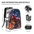 thumbnail image 2 of Transformers Clear Backpack 16 Inch Large Capacity PVC Transparent Laptop Bags for Adults, See Through Clear Bookbag for School Sports Work Travel College, 2 of 7