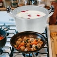 thumbnail image 1 of RENACLIPY 1Pc Practical Black Cooking Pot with Dual Handles for Steaming and Soup Making, 1 of 8