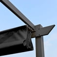 thumbnail image 3 of ALEKO Canopy Fabric Replacement for Pergola 13 x 10 feet  Black Color, 3 of 5