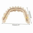 thumbnail image 5 of Smile On False Teeth Upper Lower Dental Veneers Dentures Tooth Cover Set, 5 of 5