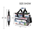 thumbnail image 3 of FORMRS Insulated Cooler Bag 24 Cans Capacity Soft Leakproof Lunch Box with Side Pockets, Hand Drawn Sailboats, 3 of 7