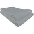 thumbnail image 3 of 600 Thread Count 100% Egyptian Cotton Pack of 2 Euro 24 x 24 Inches, Silver Solid Pillow Shams Cushion Cover, Super Soft Decorative European Square Pillow Shams Envelope Closure, 3 of 5