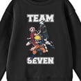 thumbnail image 5 of Naruto Classic Team Seven Youth Black Crew Neck Sweatshirt-XL, 5 of 5